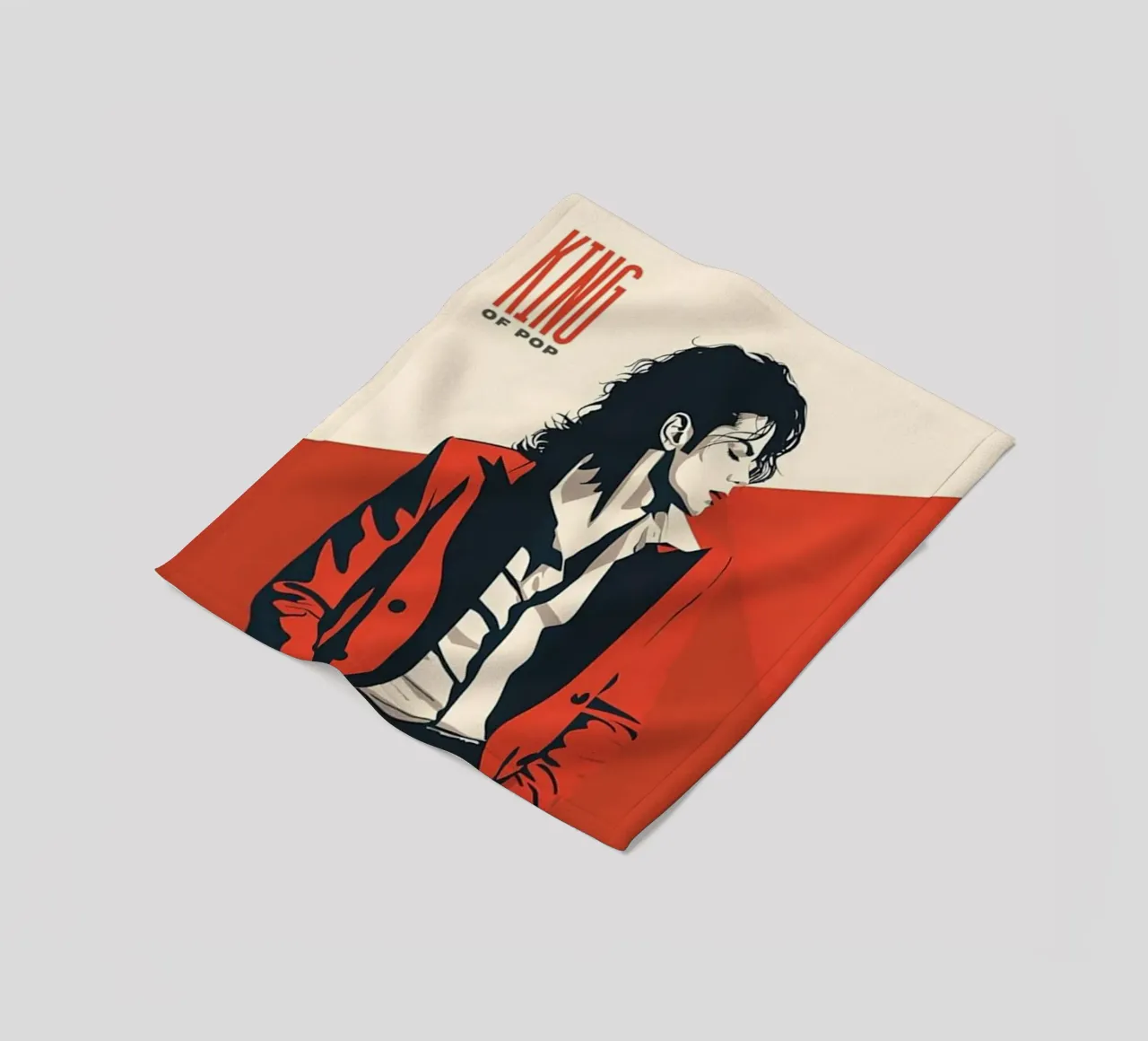 Il re del pop - Michael Jackson coperta in pile da Ronnie