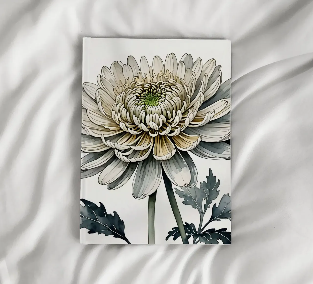 Serene Chrysanthemum notebook by Artistic-shop
