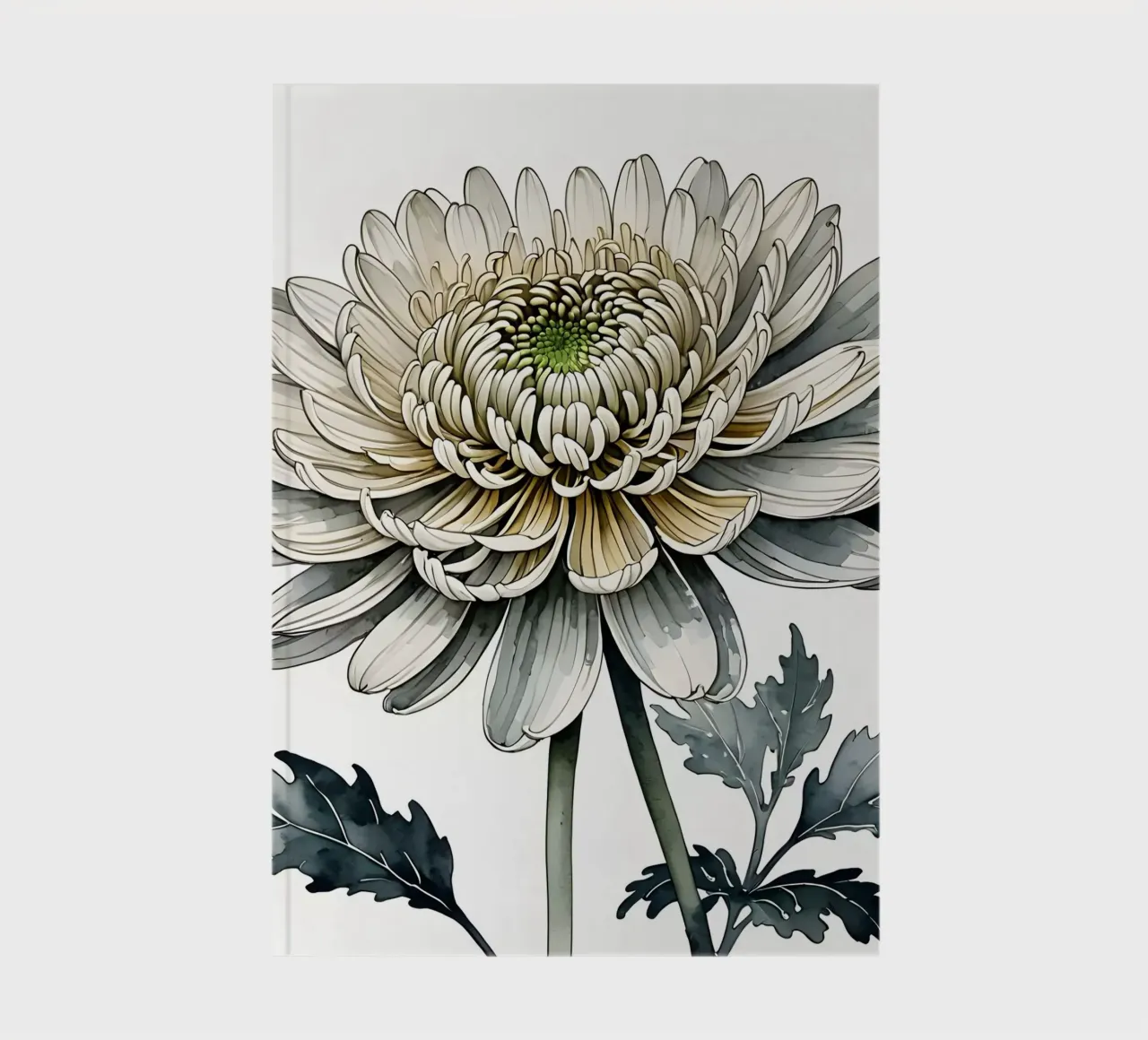 Serene Chrysanthemum notebook by Artistic-shop