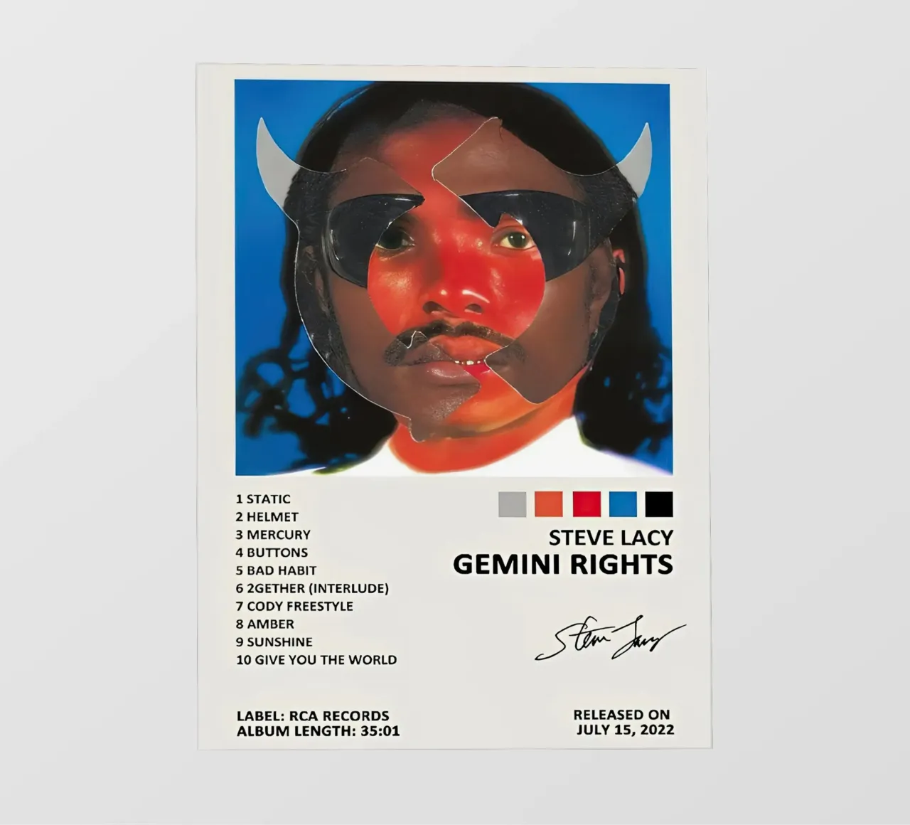Steve Lacy Gemini Rights pellicola backlit da Roronoa7