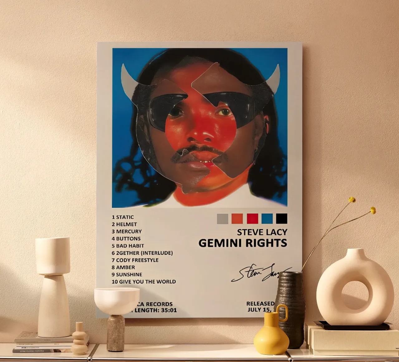 Steve Lacy Gemini Rights alluminio dibond da Roronoa7