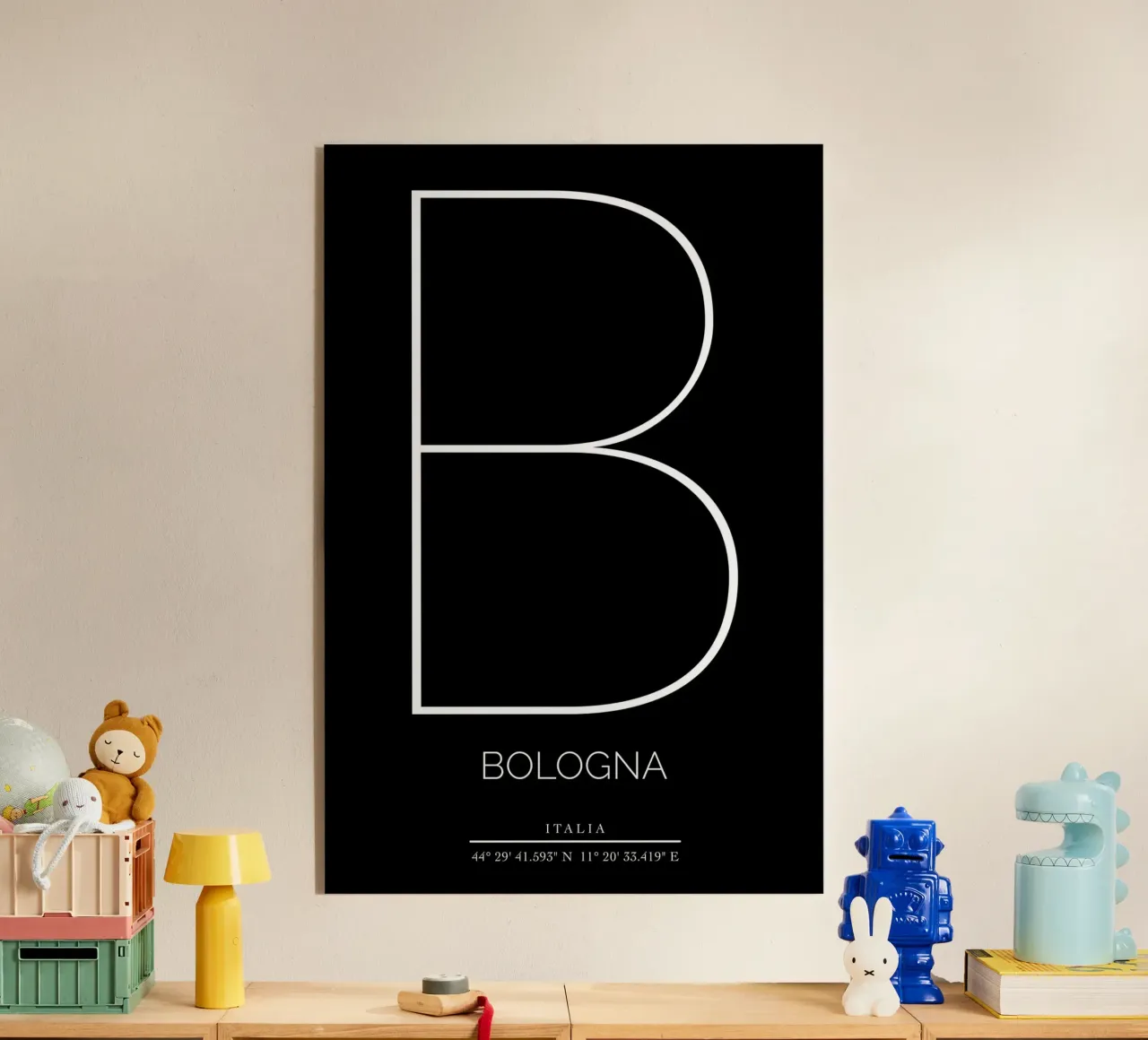 BOLOGNA - nero plexiglass da CityLights