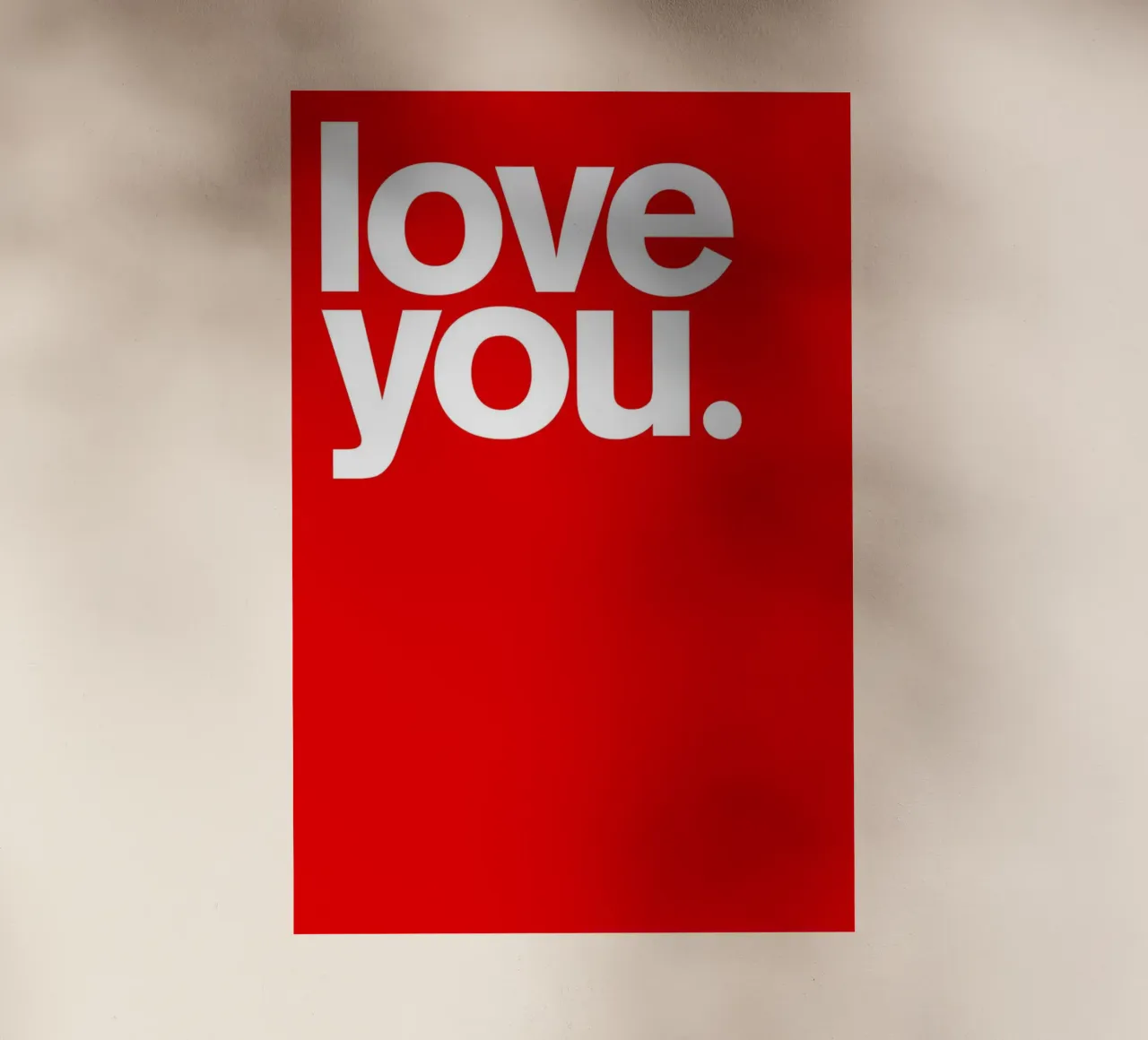 Ti amo. di THE USUAL DESIGNERS pellicola backlit da Adam