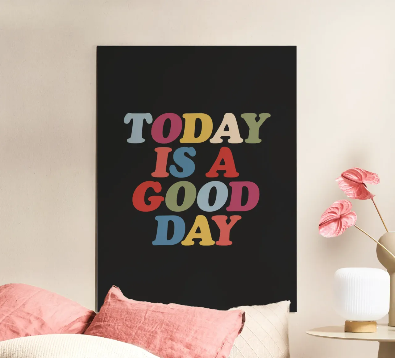 Aujourd'hui est un bon jour hahnemühle de THE MOTIVATED TYPE