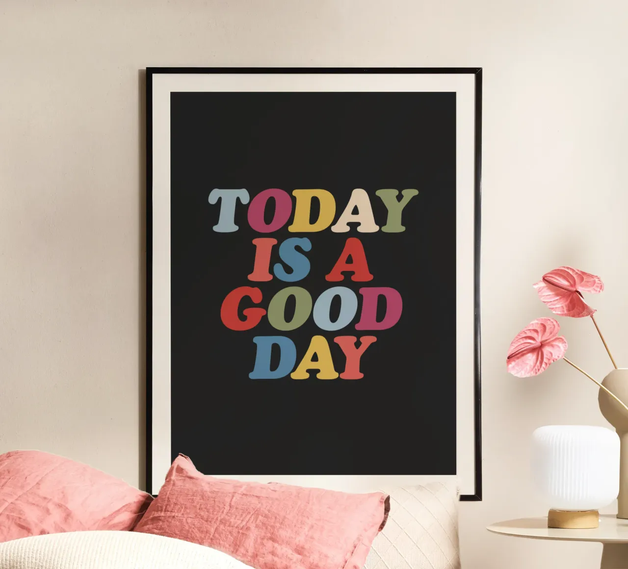 Aujourd'hui est un bon jour hahnemühle de THE MOTIVATED TYPE
