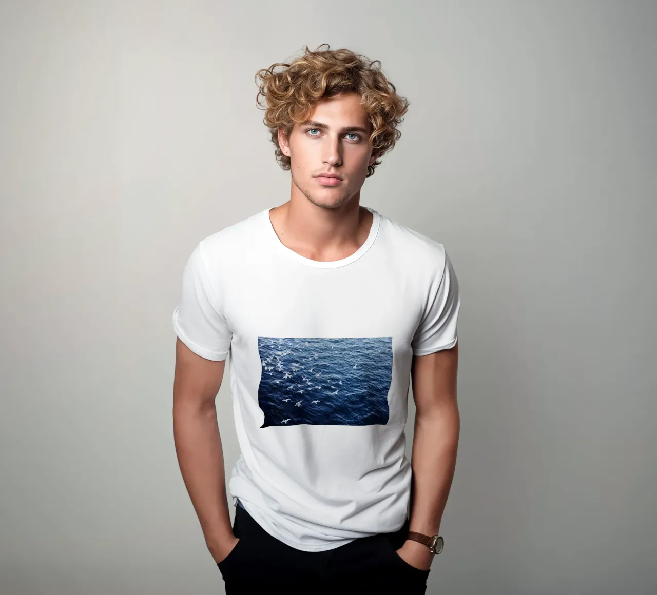 Zeemeeuwen in Wenen (Oostenrijk) t-shirt van Simon Koy