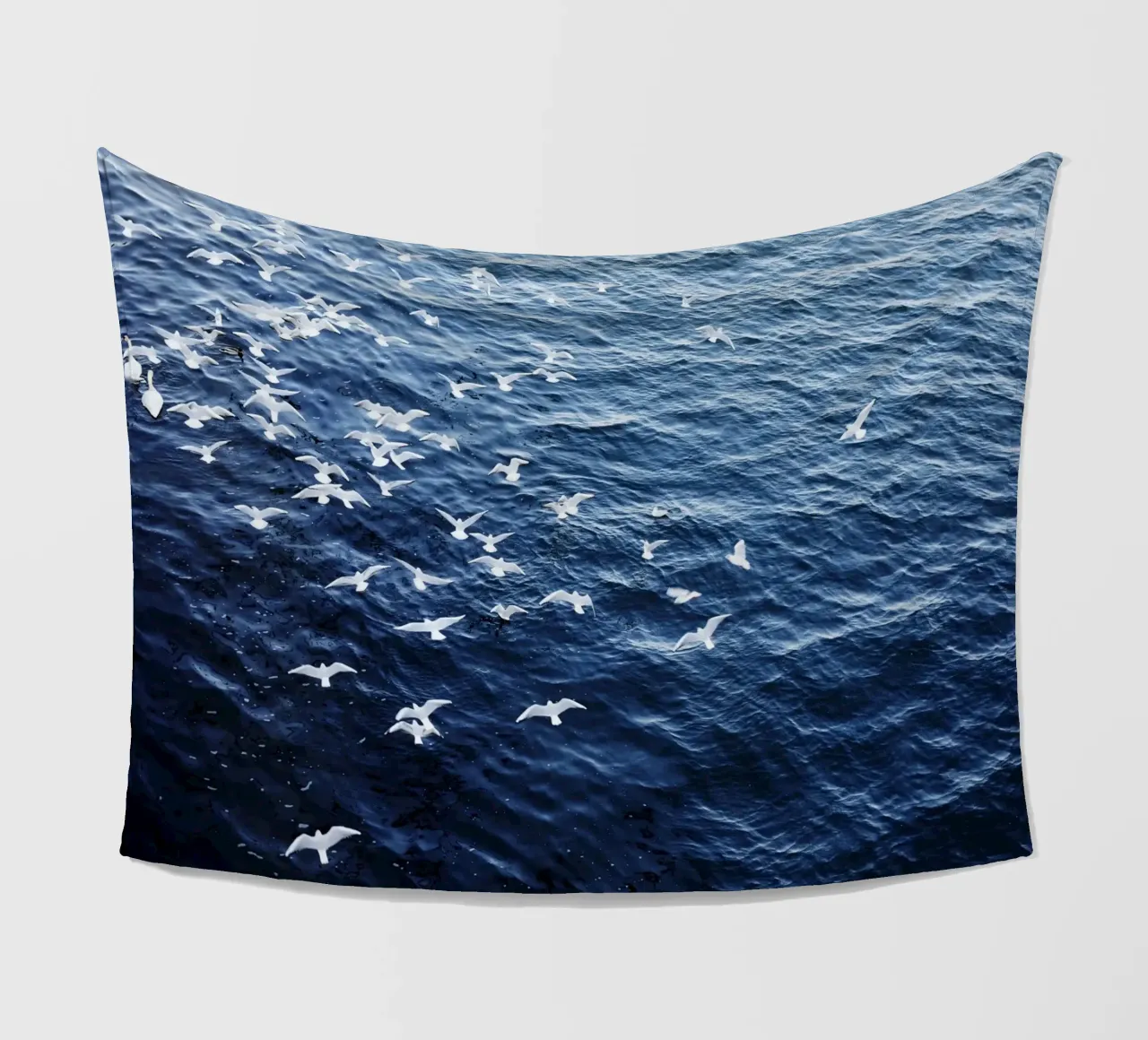 Zeemeeuwen in Wenen (Oostenrijk) fleecedeken van fotokunst