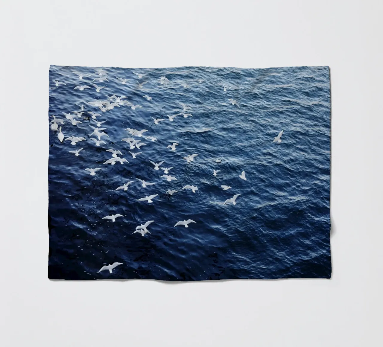 Zeemeeuwen in Wenen (Oostenrijk) fleecedeken van fotokunst