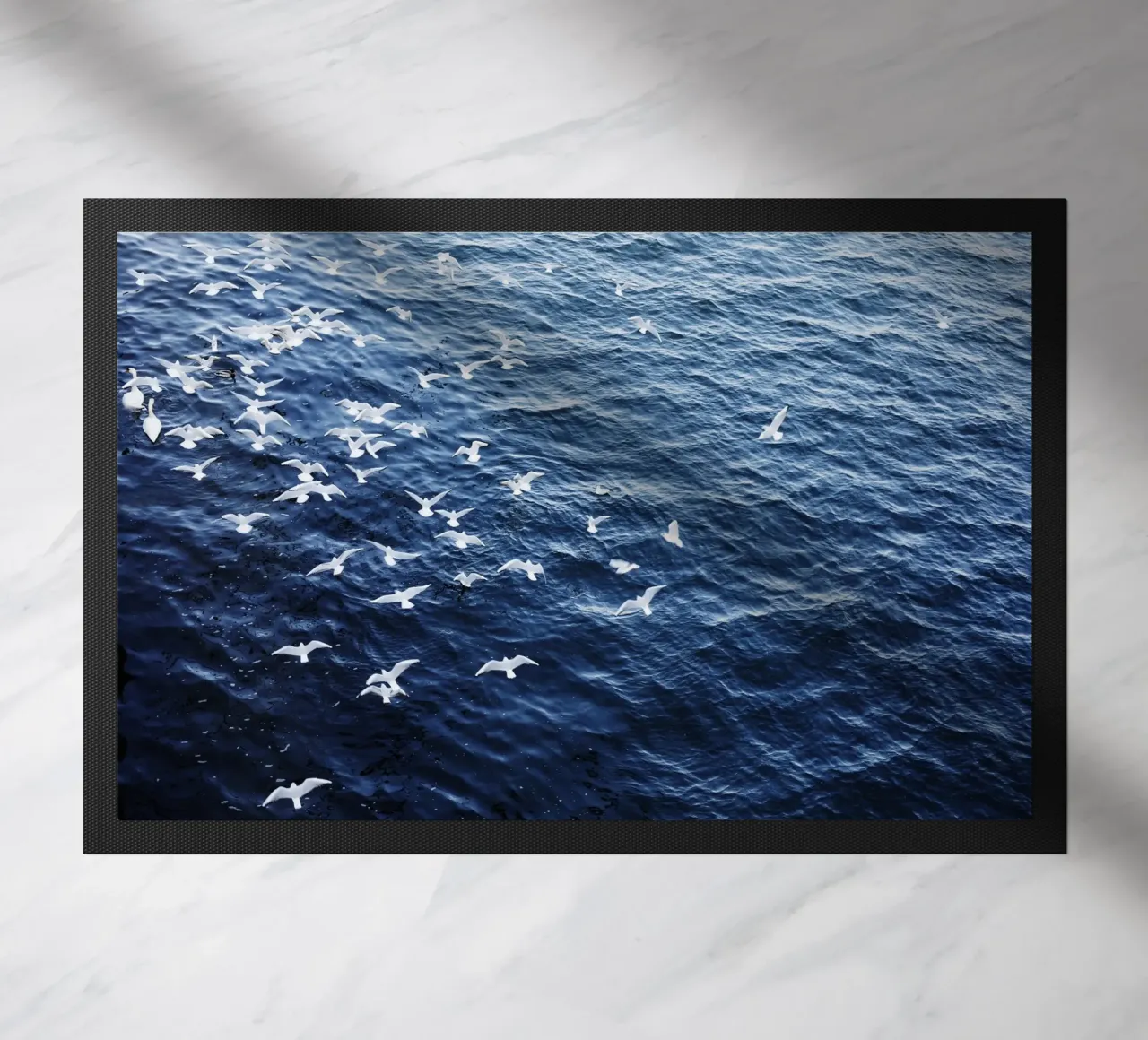 Zeemeeuwen in Wenen (Oostenrijk) deurmat van fotokunst