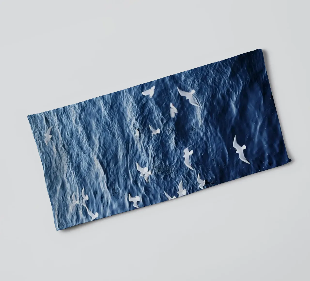 Zeemeeuwen in Wenen (Oostenrijk) badhanddoek van fotokunst