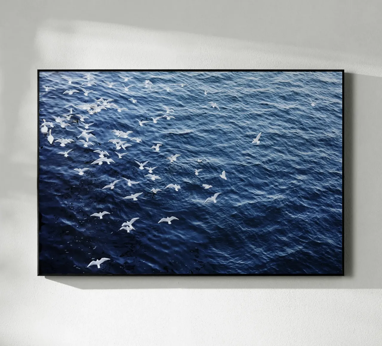 Zeemeeuwen in Wenen (Oostenrijk) acryl van Simon Koy