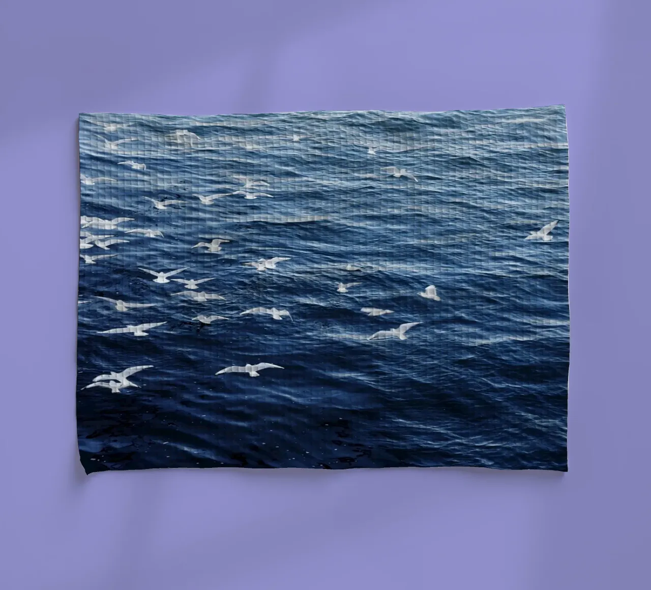 Zeemeeuwen in Wenen (Oostenrijk) theedoek van fotokunst