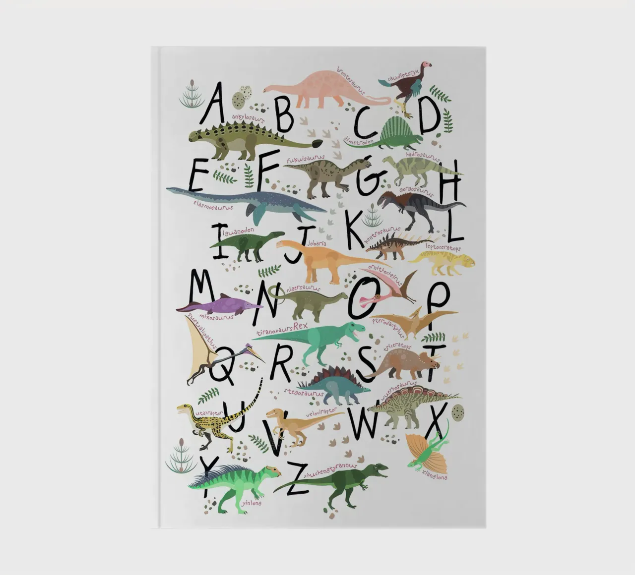 Dino Alphabet 1.1 notebook by Panait Ivascu