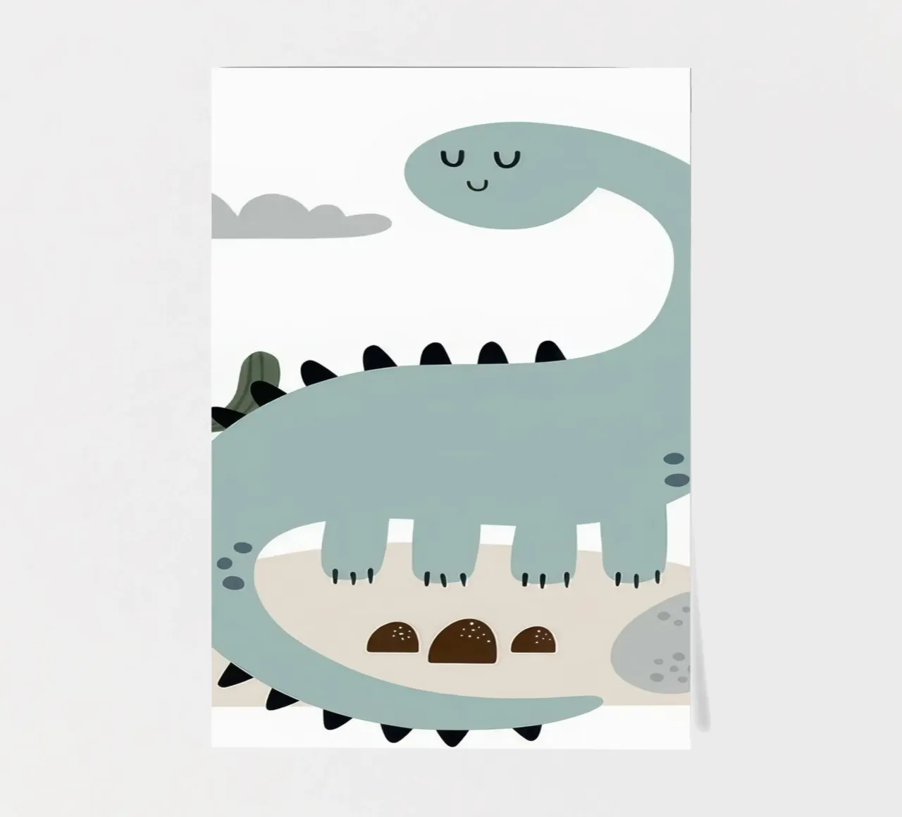 bRontosaurus Blue sticker sheet by Panait Ivascu