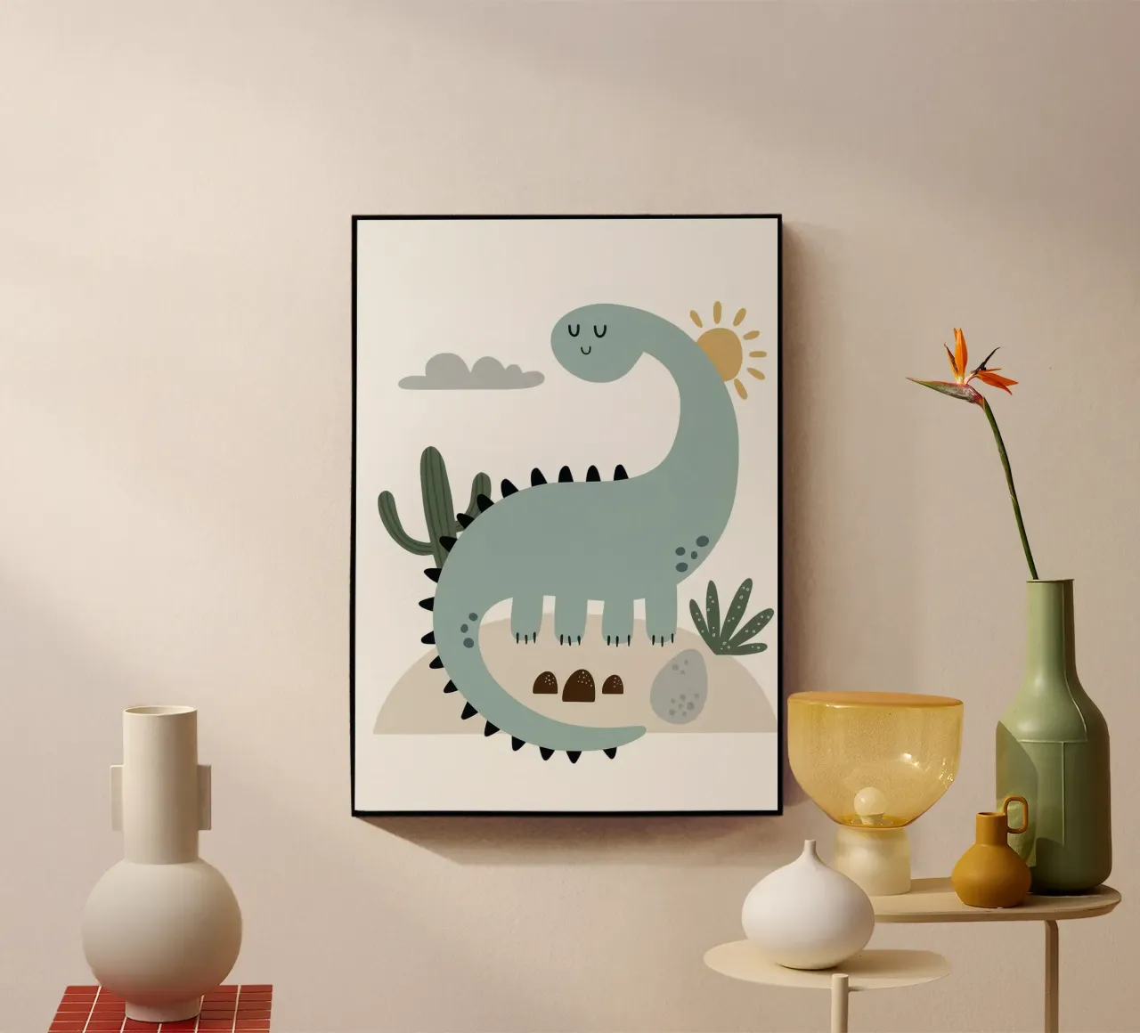 bRontosauro blu plexiglass da Panait Ivascu