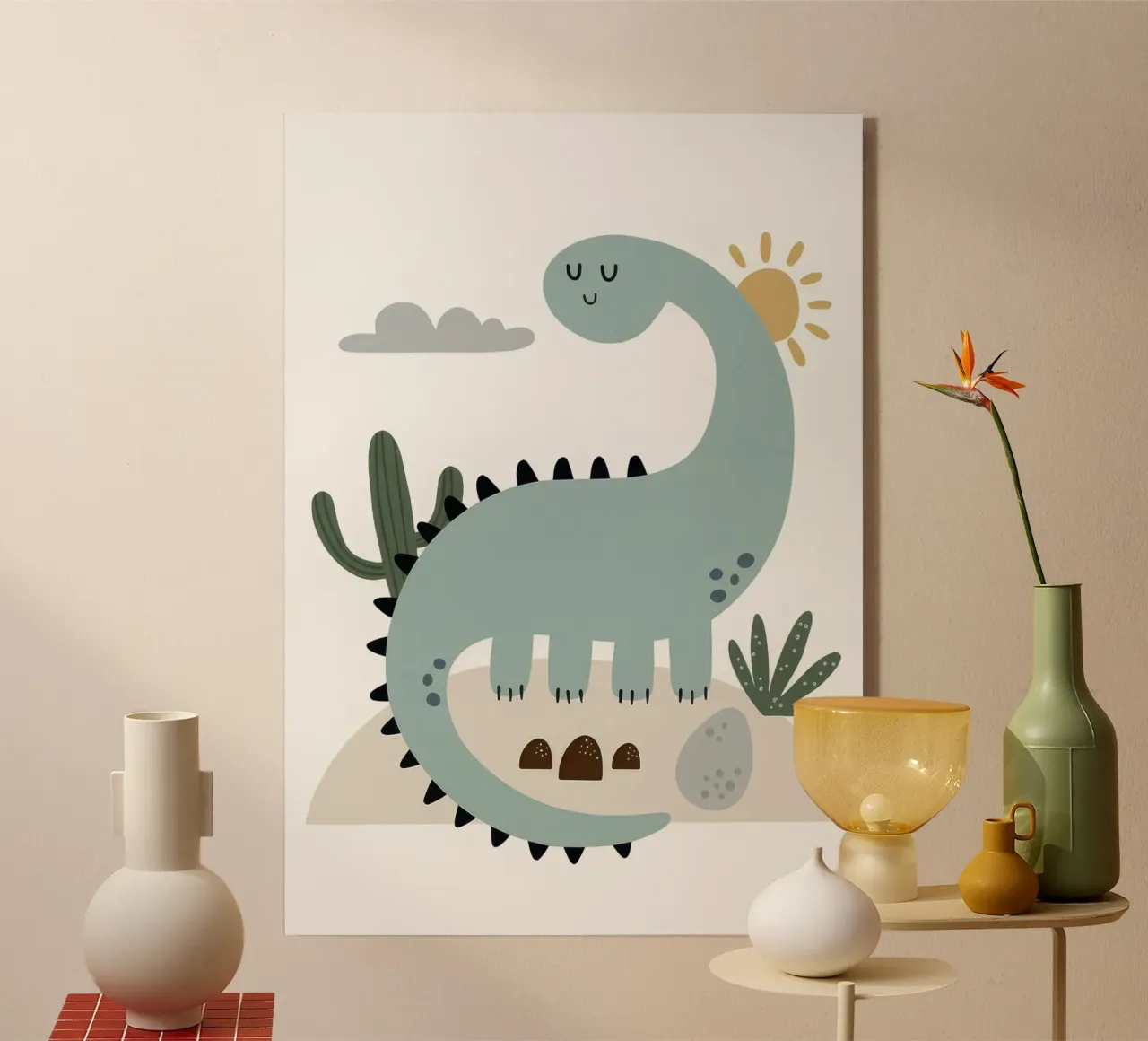 bRontosauro blu plexiglass da Panait Ivascu