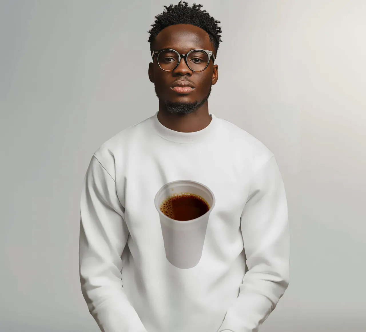Koffietijd sweatshirt van fotokunst