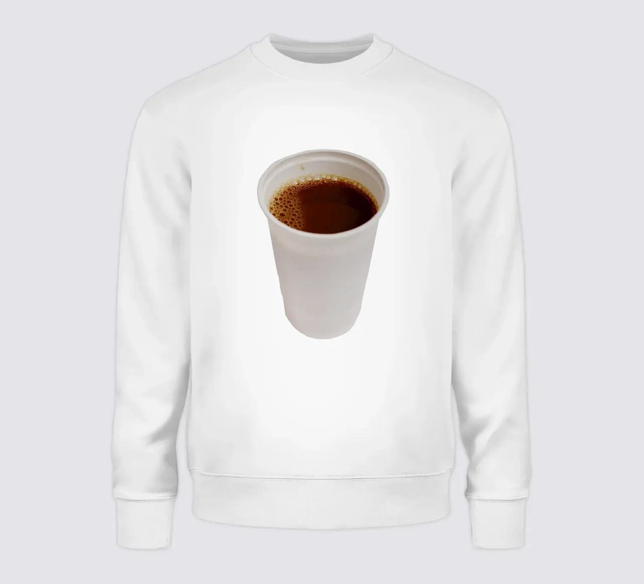 Koffietijd sweatshirt van fotokunst