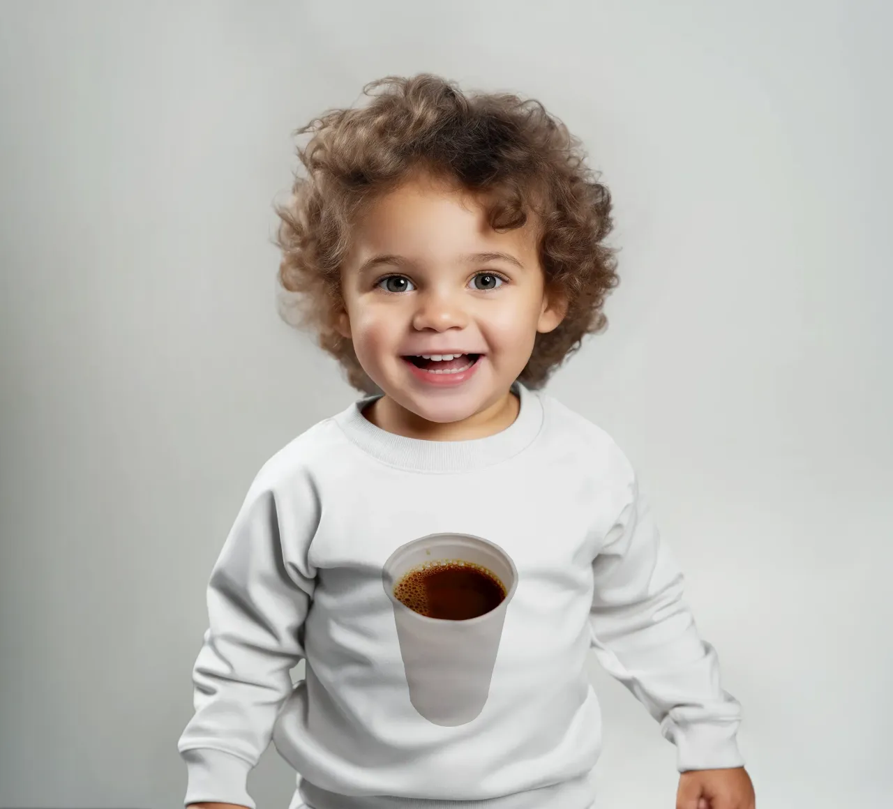 L'ora del caffè felpa neonato da Simon Koy