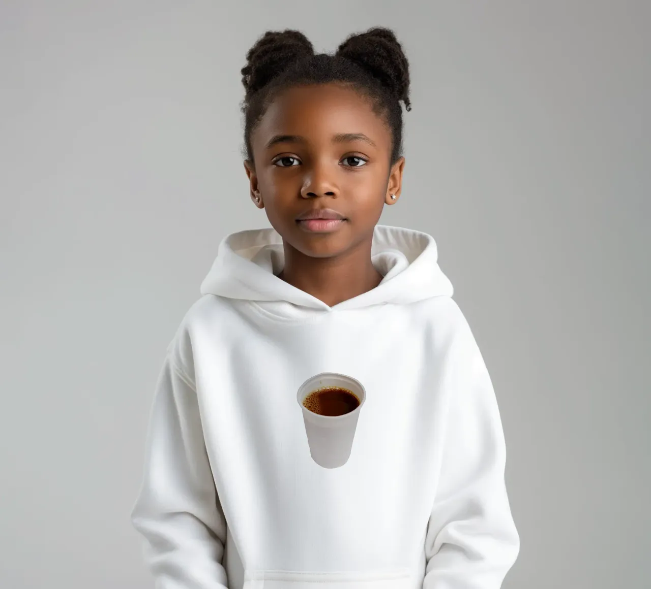 L'ora del caffè felpa bambino con cappuccio da Simon Koy