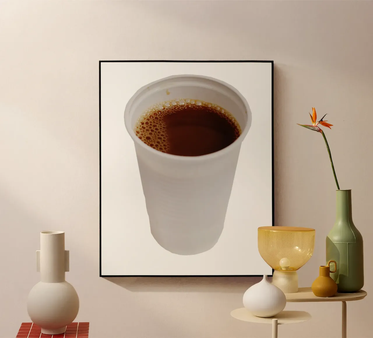 L'ora del caffè plexiglass da Simon Koy