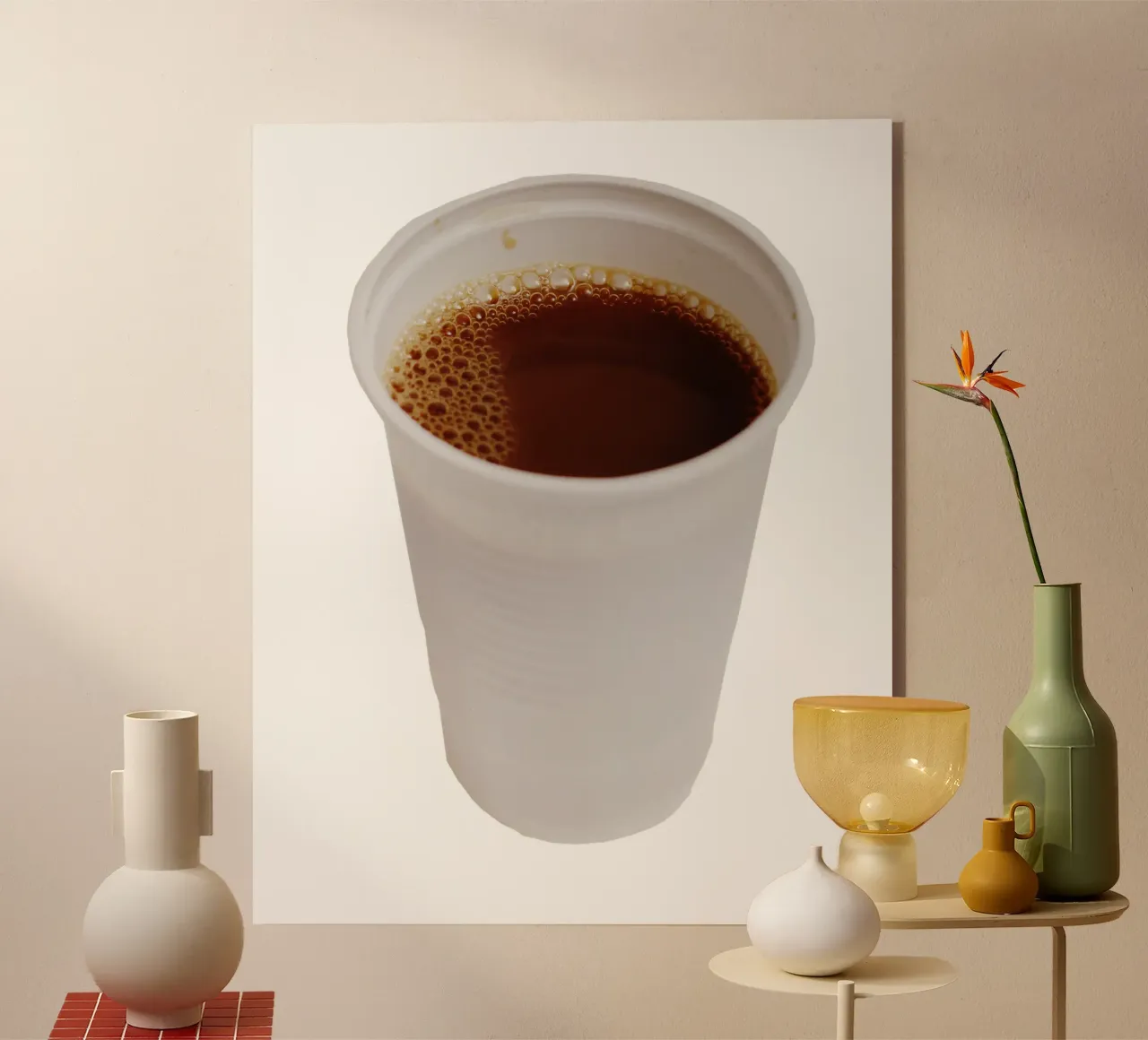 L'ora del caffè plexiglass da Simon Koy