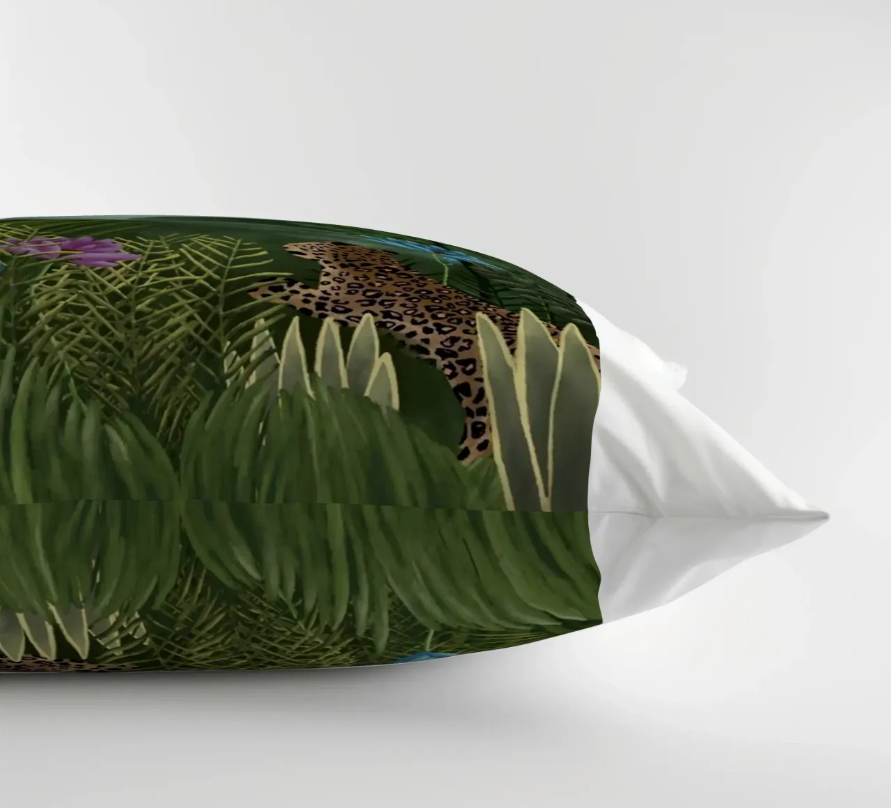Henri Rousseau - Leopardi e scimmie cuscino da KOOL STORE