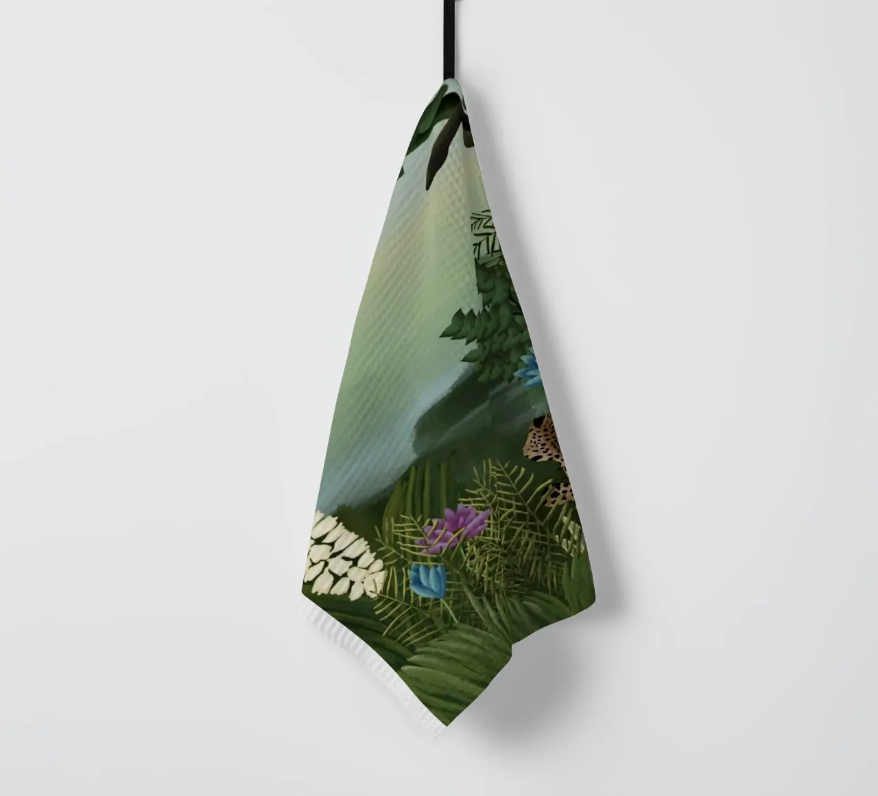 Henri Rousseau - Leopardi e scimmie canovaccio da cucina da KOOL STORE