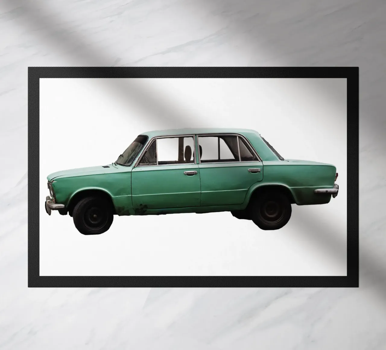 Vecchia auto Ucraina zerbino da fotokunst