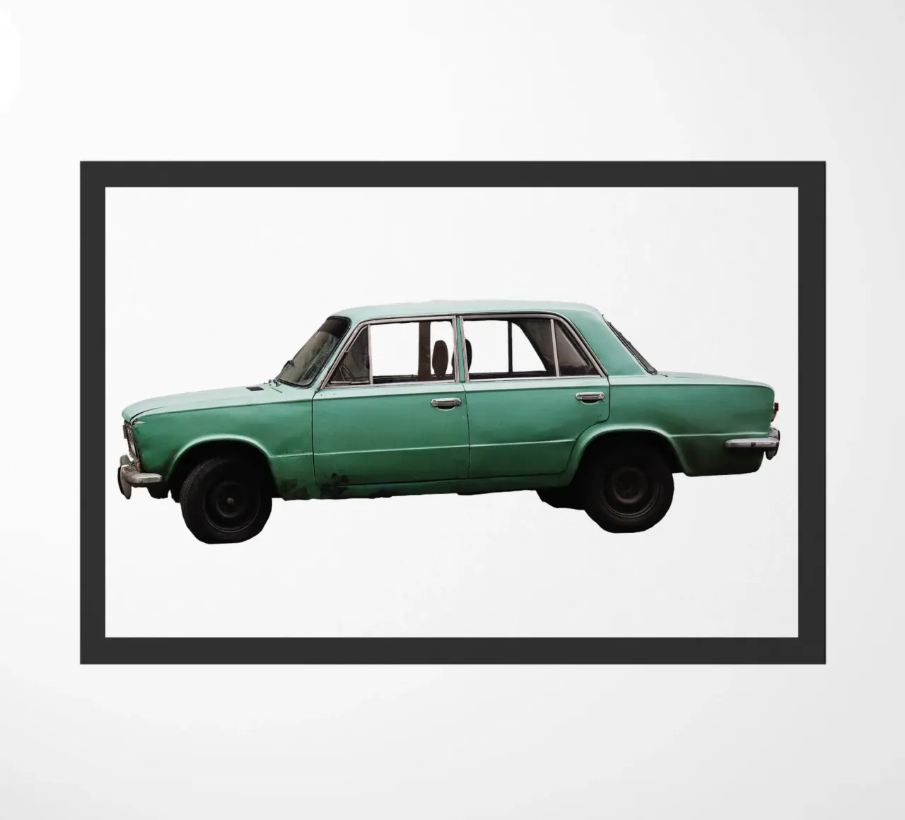 Vecchia auto Ucraina zerbino da fotokunst