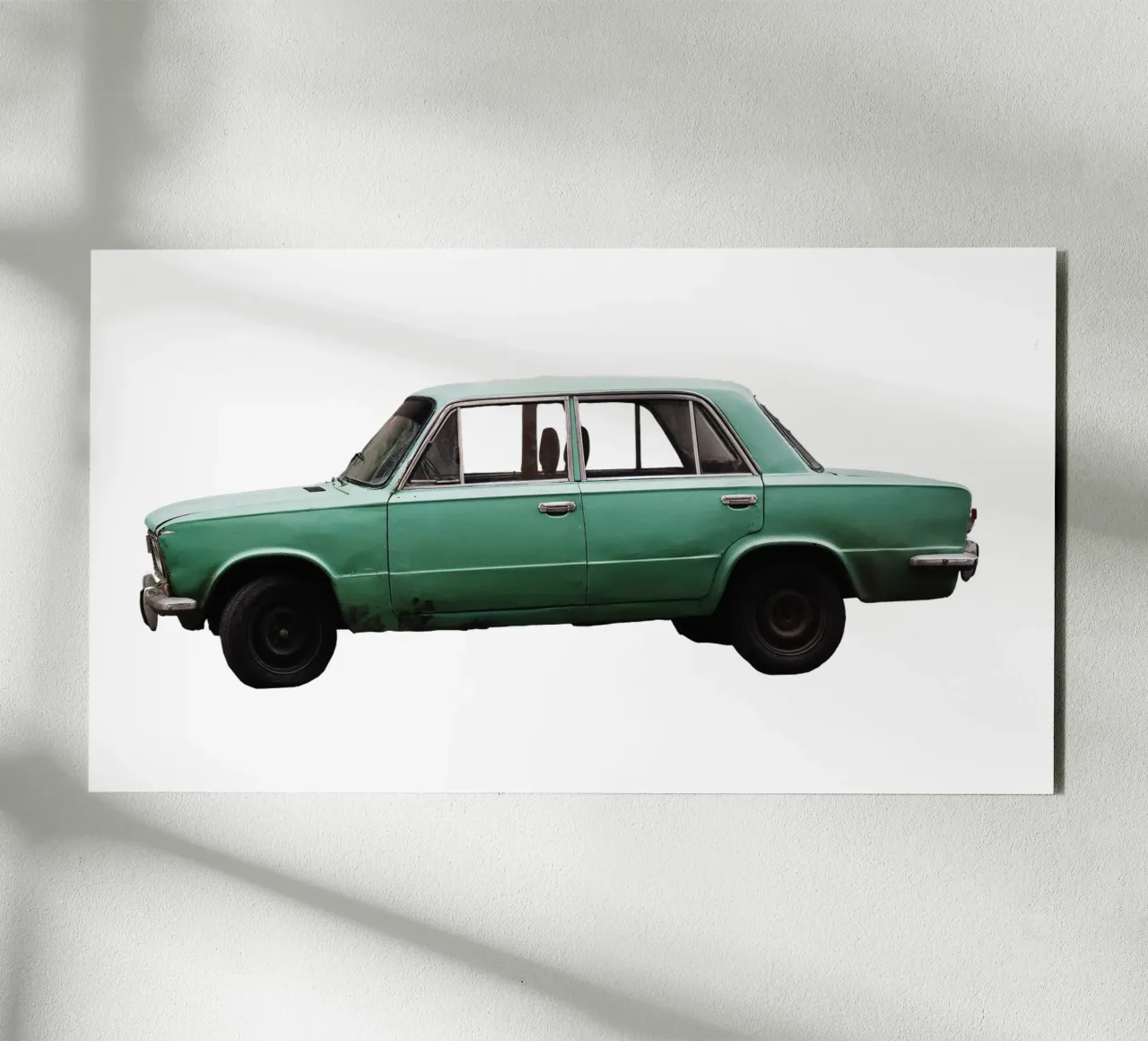 Vecchia auto Ucraina alluminio dibond da Simon Koy