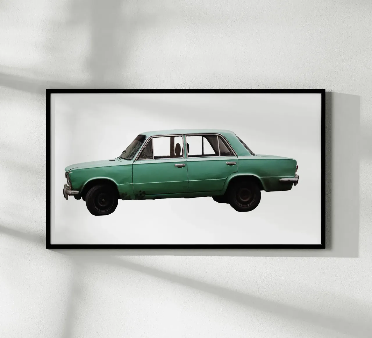 Vecchia auto Ucraina carta hahnemühle da Simon Koy