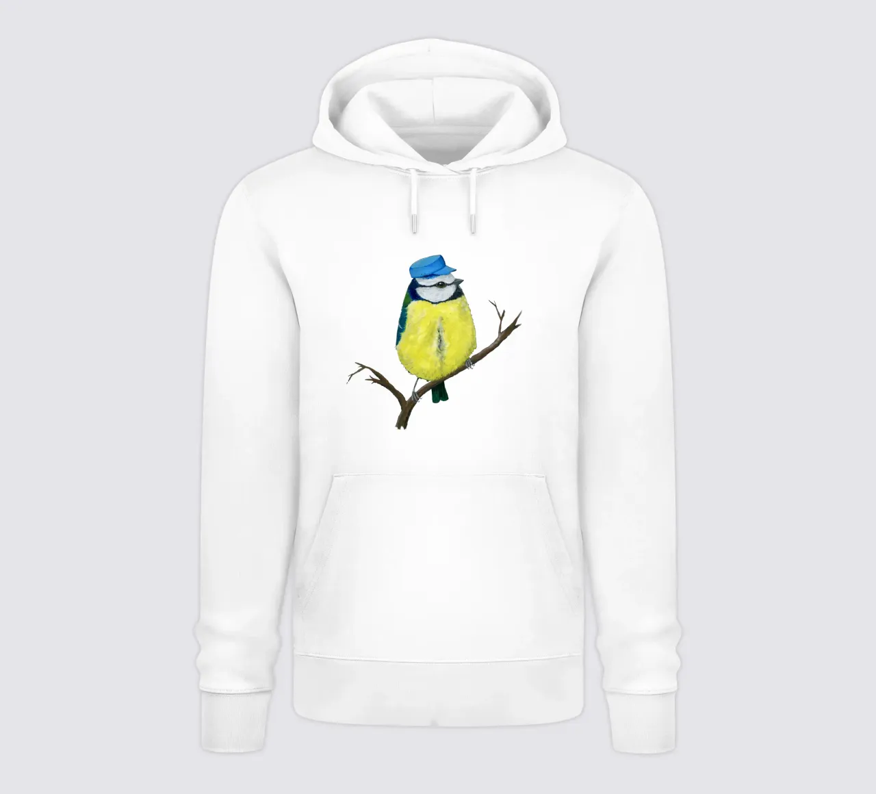 Signor Bluetit felpa con cappuccio da BwiseLizzy