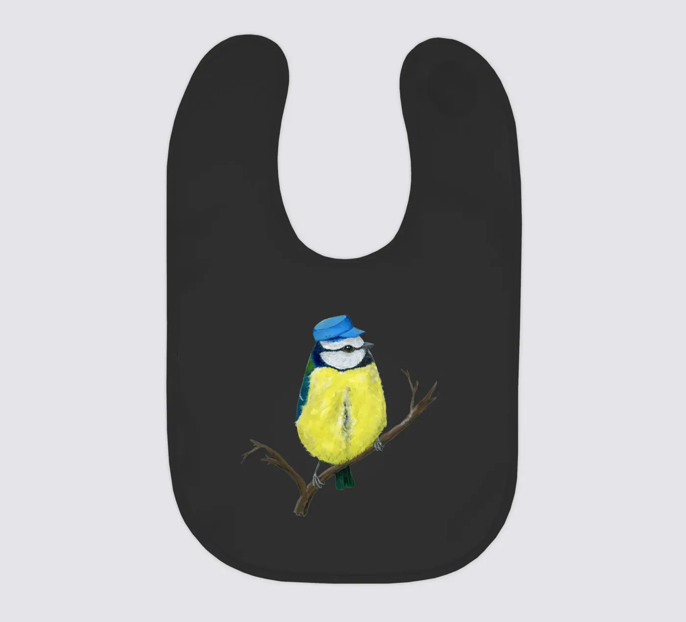 Herr Bluetit Babylätzchen von BwiseLizzy