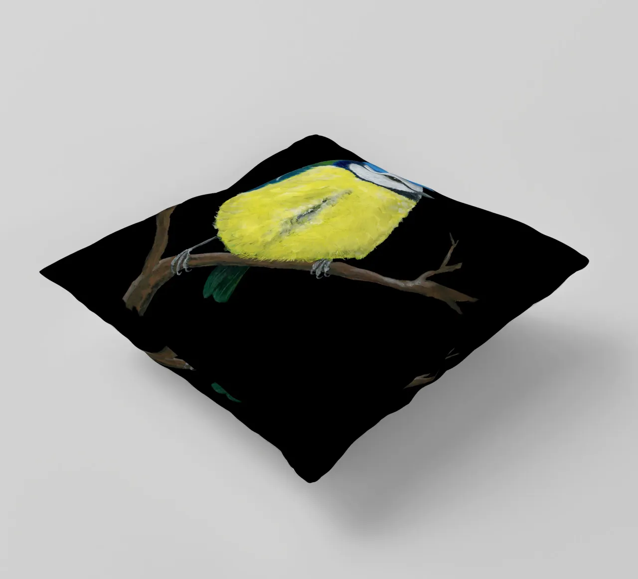 Signor Bluetit cuscino da BwiseLizzy