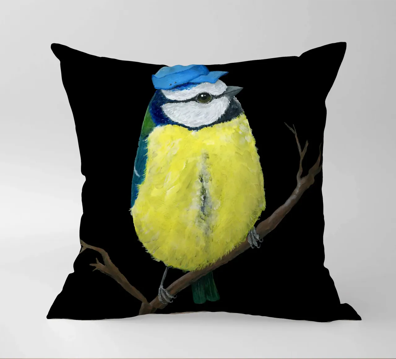 Signor Bluetit cuscino da BwiseLizzy