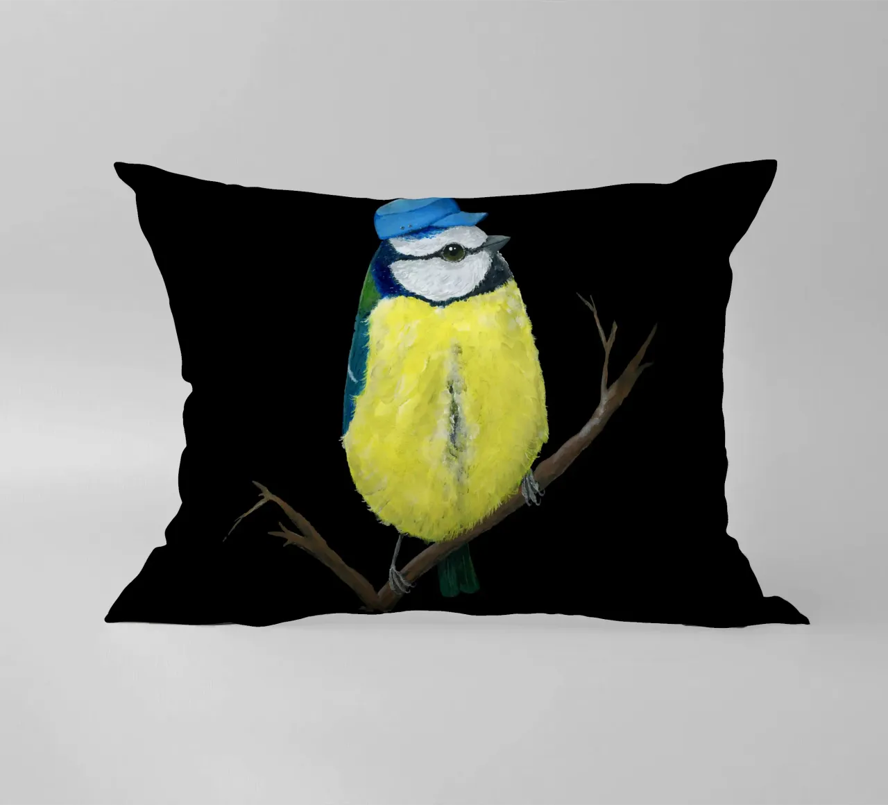 Signor Bluetit cuscino da BwiseLizzy