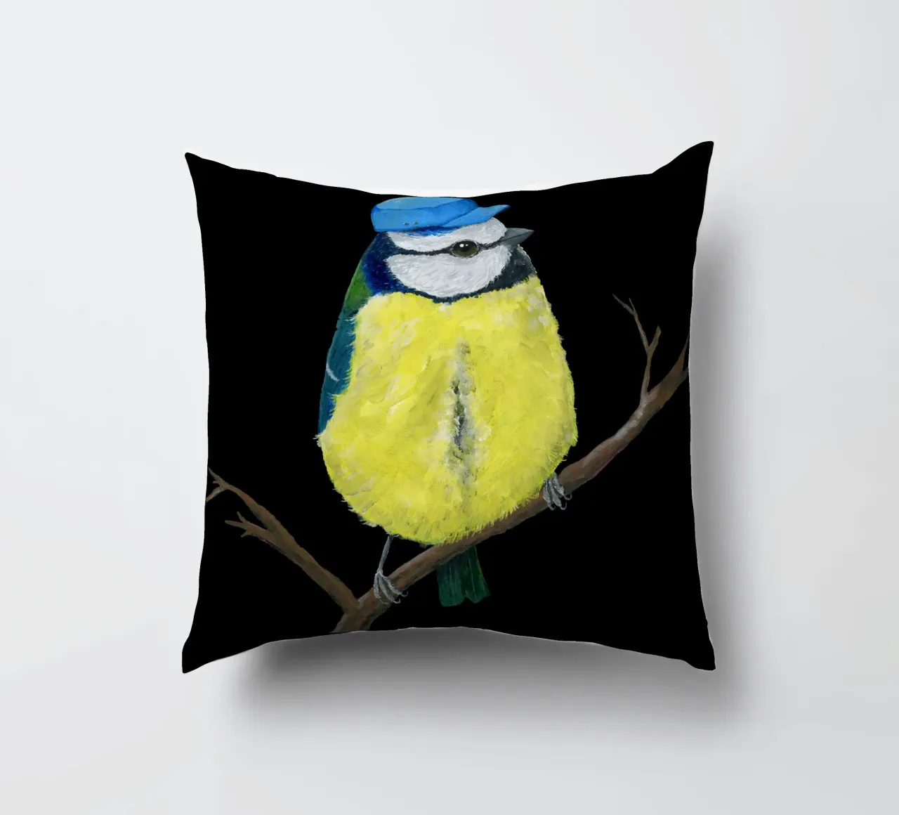 Signor Bluetit cuscino da BwiseLizzy