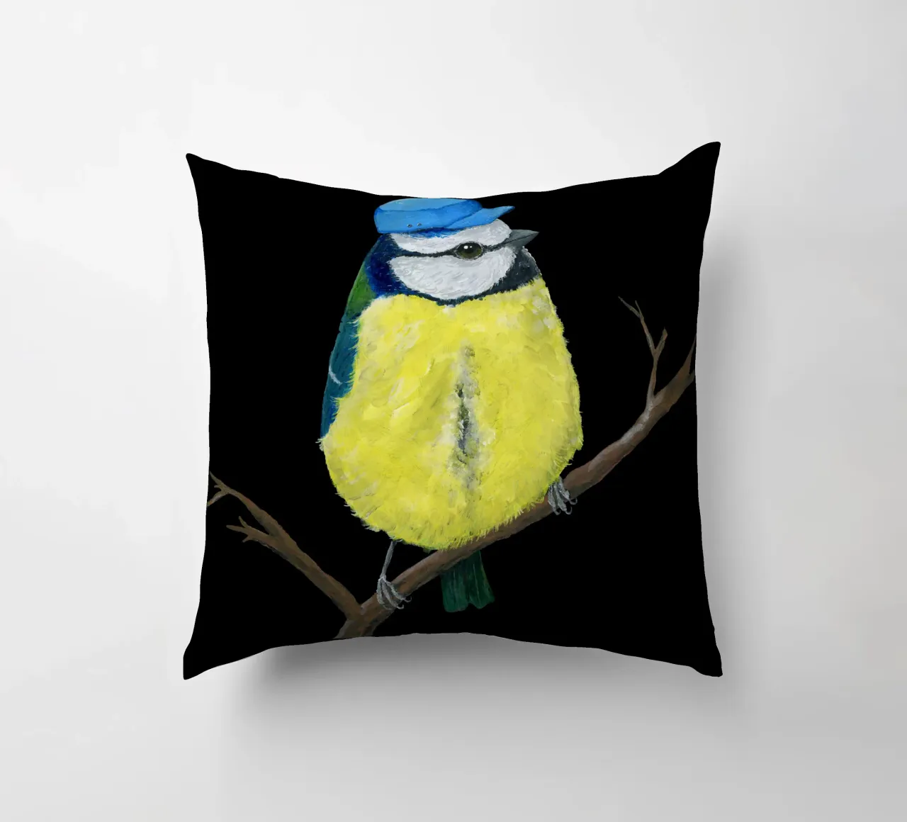 Signor Bluetit cuscino da BwiseLizzy