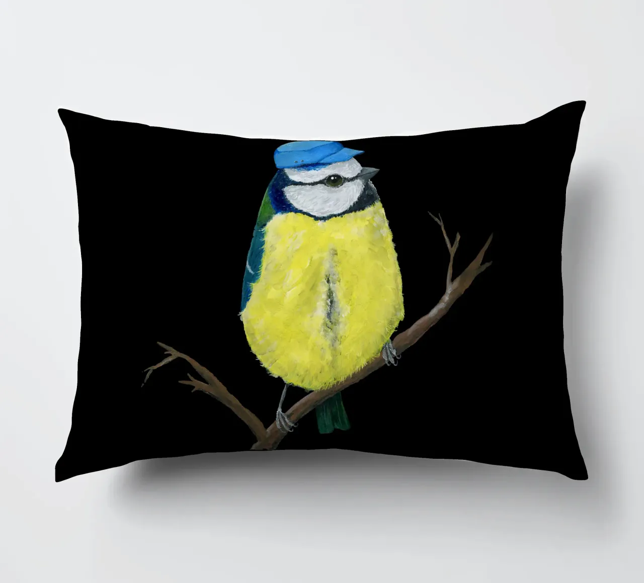 Signor Bluetit cuscino da BwiseLizzy