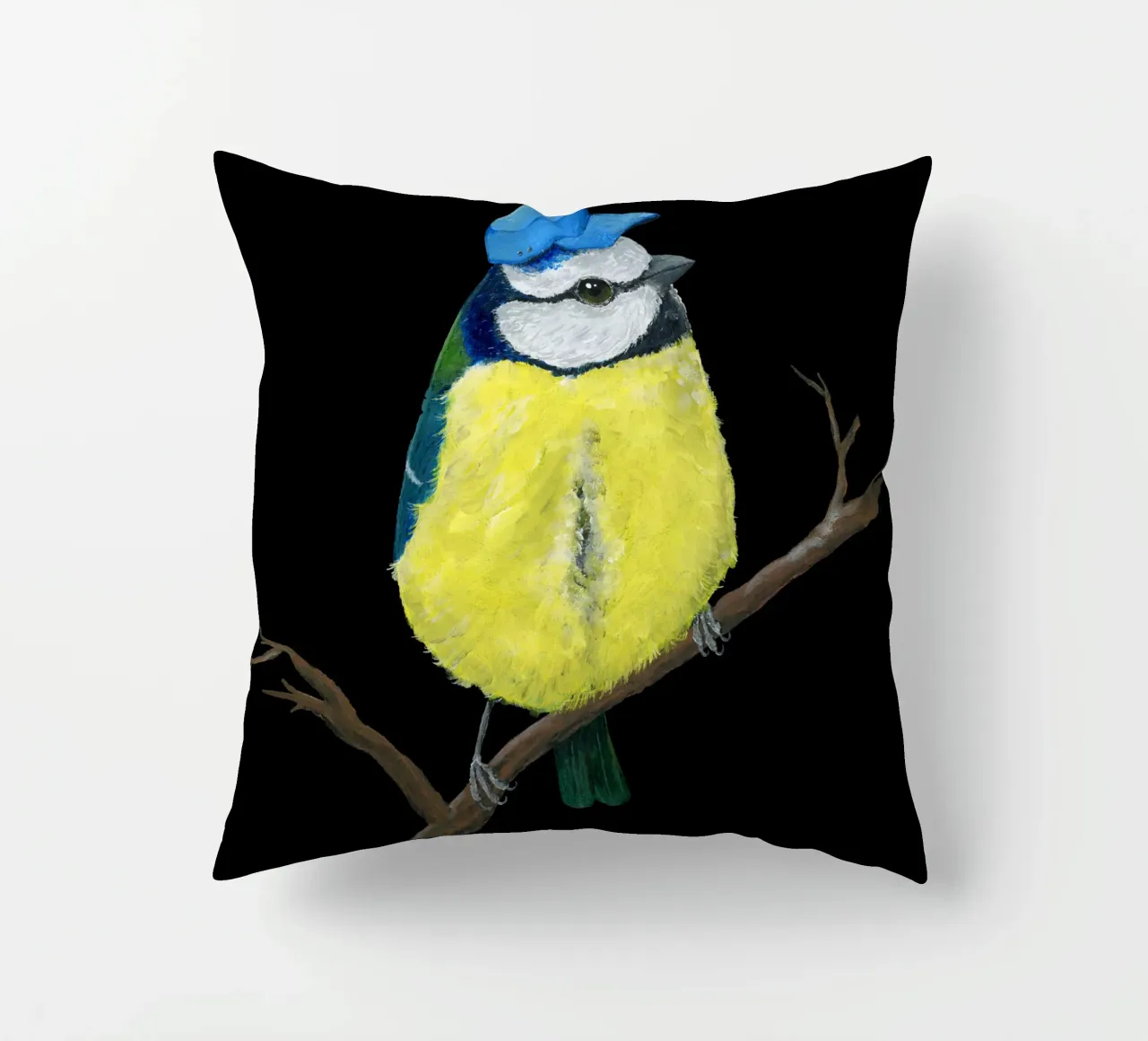 Signor Bluetit cuscino da BwiseLizzy