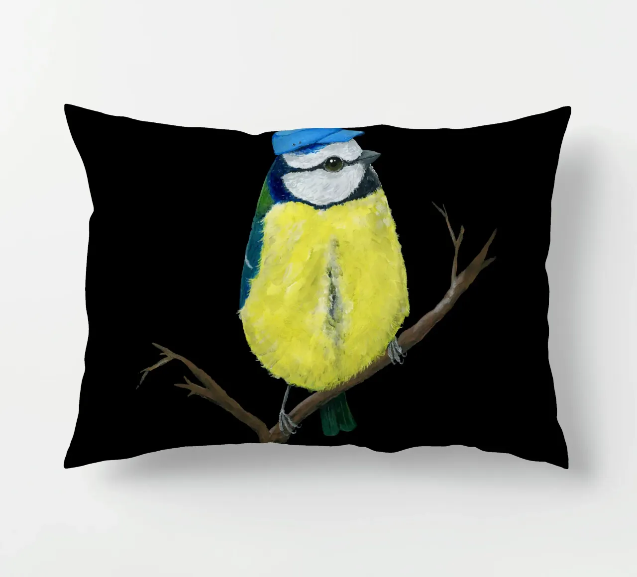 Signor Bluetit cuscino da BwiseLizzy