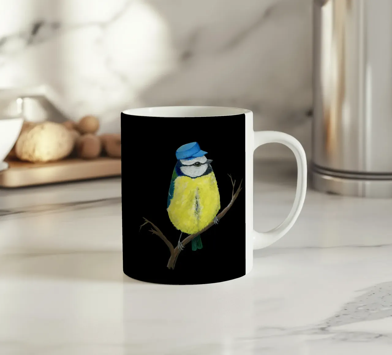 Signor Bluetit tazza in ceramica da BwiseLizzy