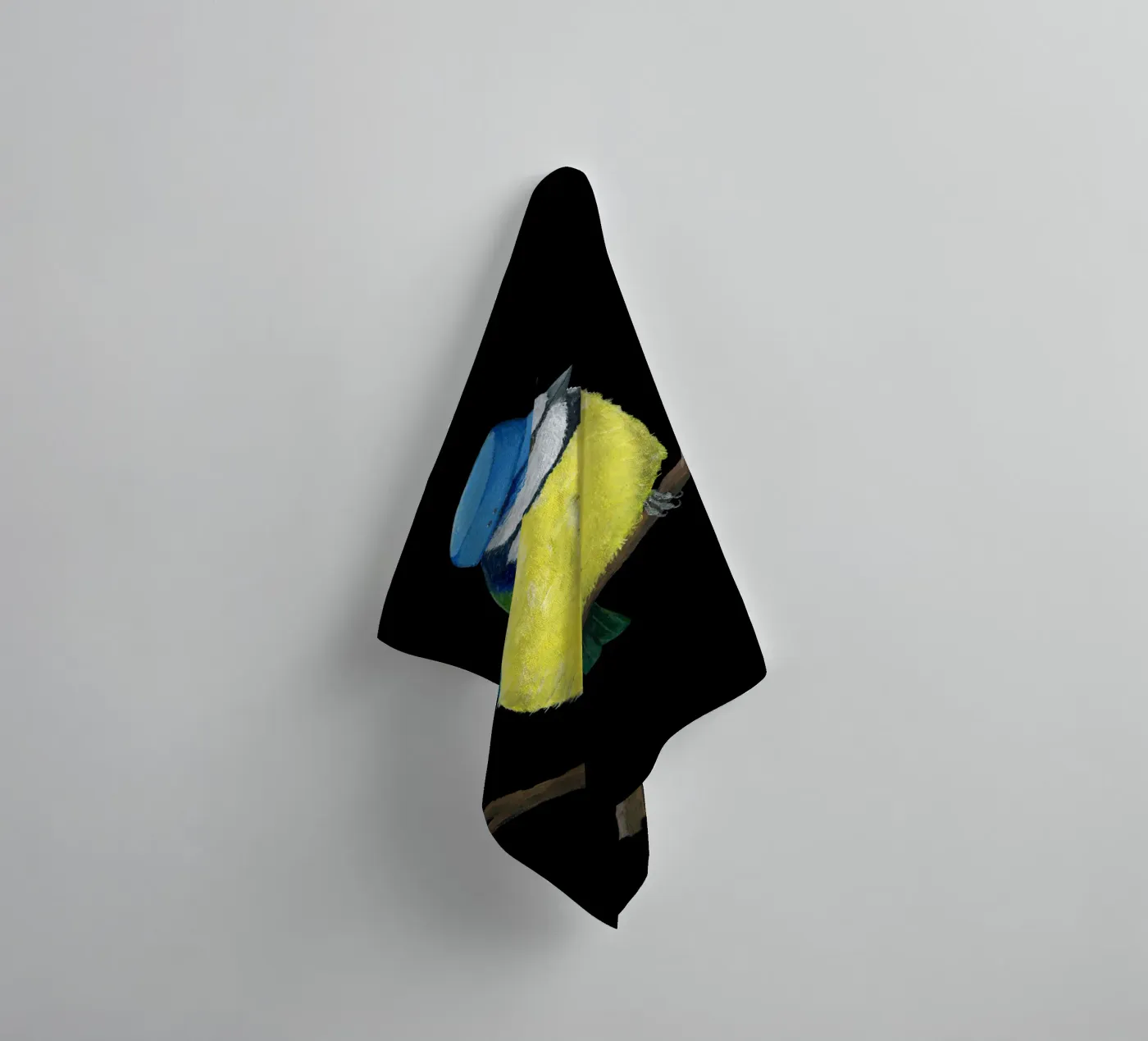 Mr. Bluetit towel by BwiseLizzy