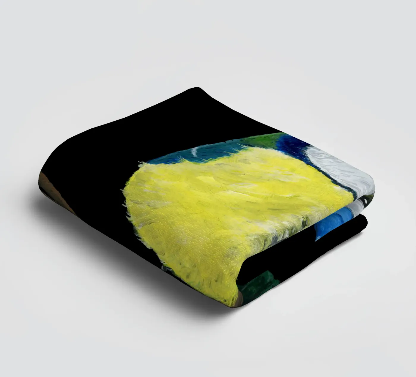 Mr. Bluetit towel by BwiseLizzy