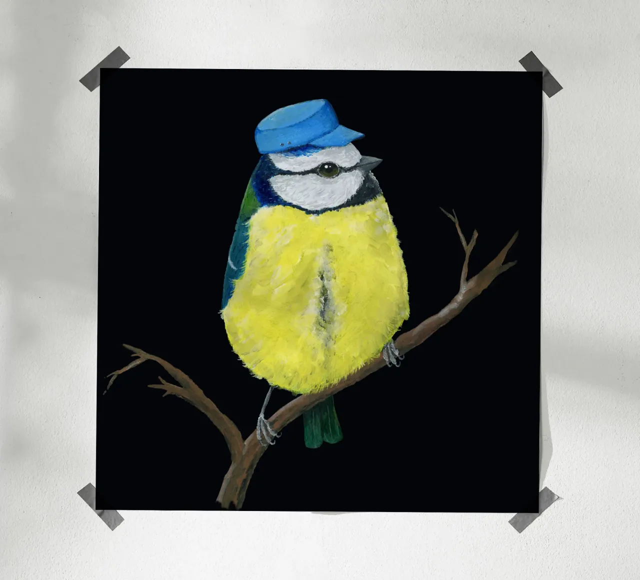 Signor Bluetit carta hahnemühle da BwiseLizzy