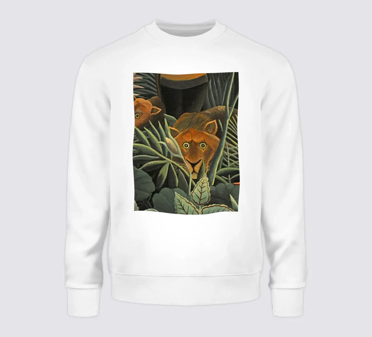 Henri Rousseau - Due leonesse felpa da KOOL STORE