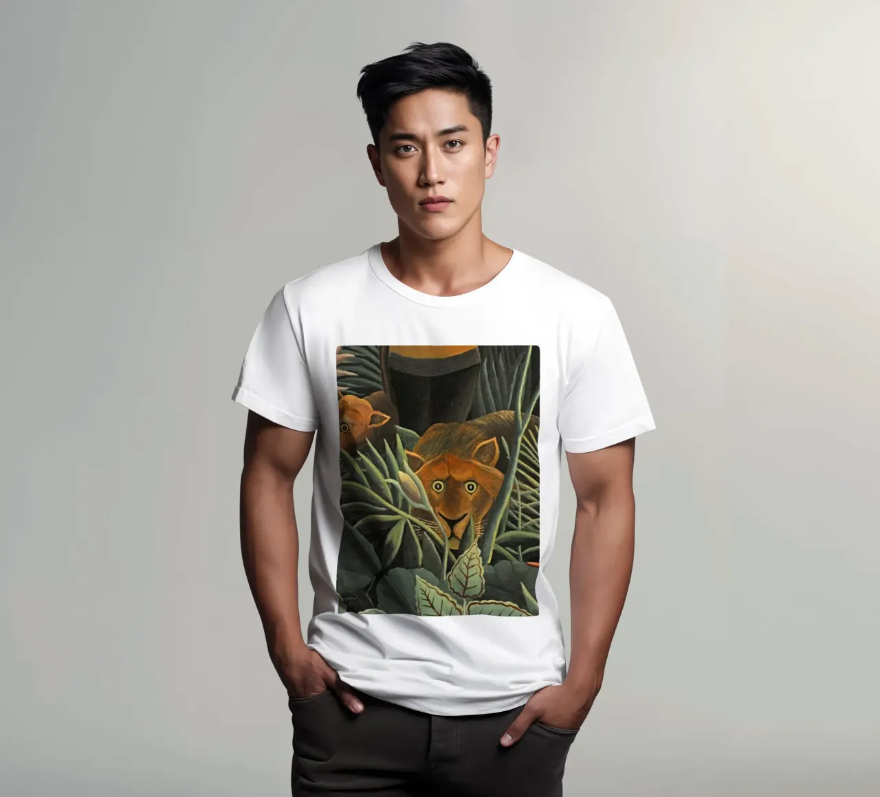 Henri Rousseau - Due leonesse t-shirt da KOOL STORE