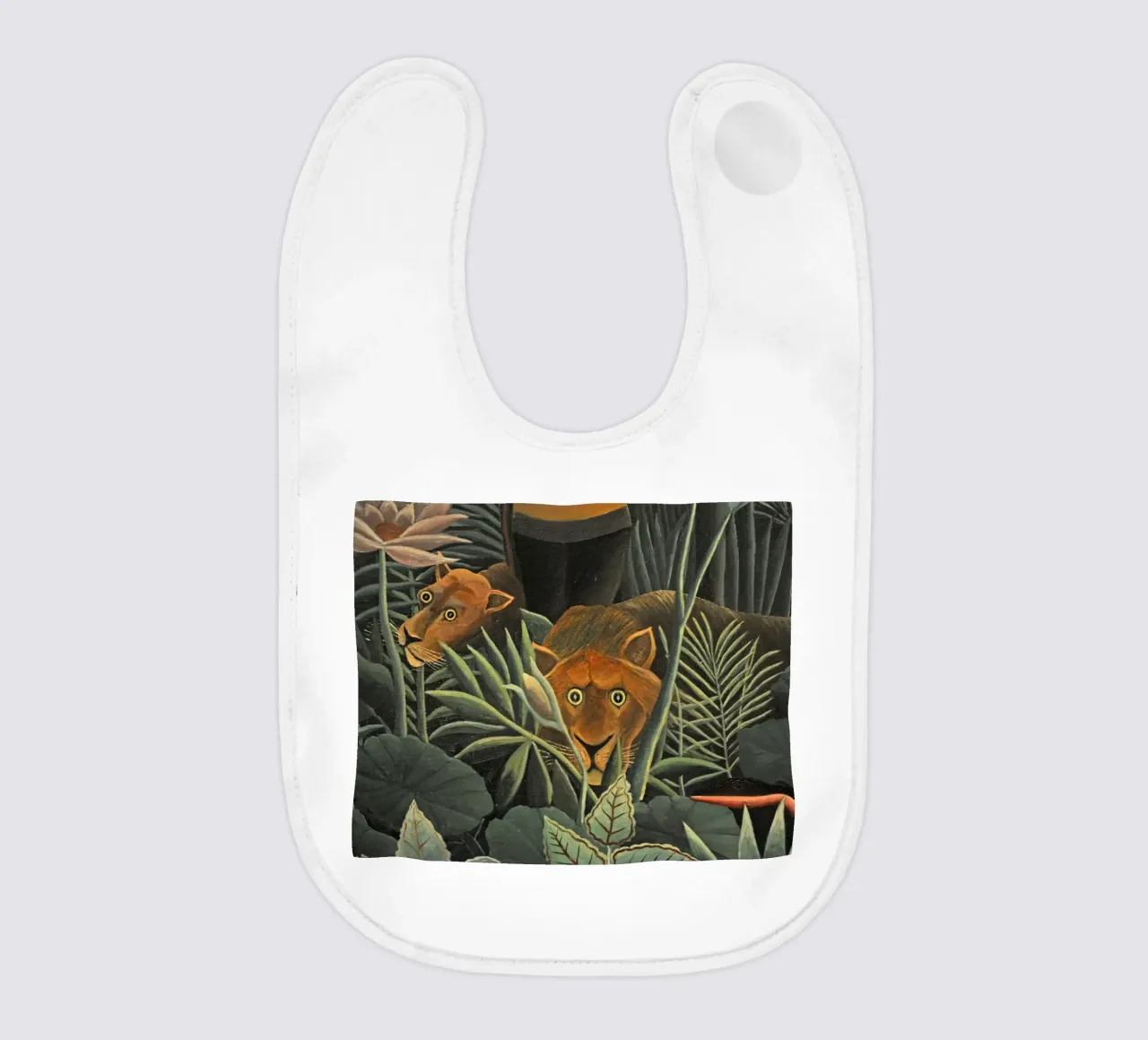 Henri Rousseau - Due leonesse bavaglino da KOOL STORE