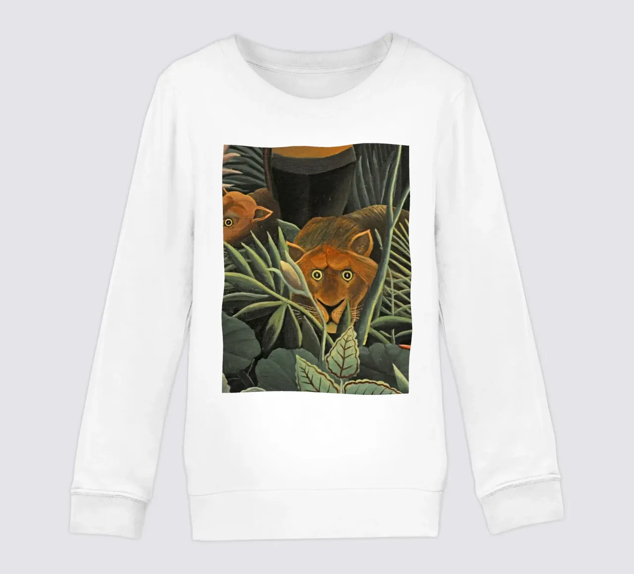 Henri Rousseau - Due leonesse felpa bambino da KOOL STORE